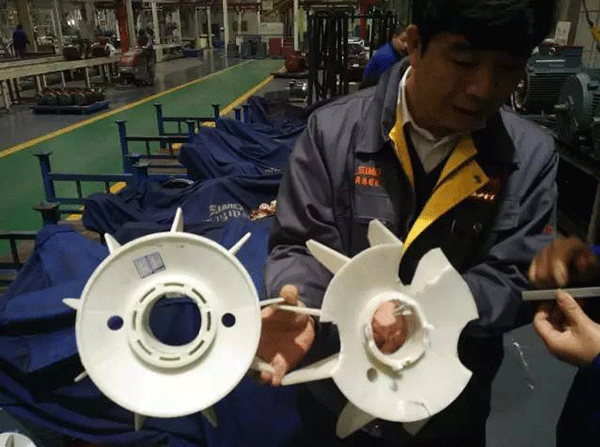 西安泰富西瑪變頻電機與普通電機過載的比較。